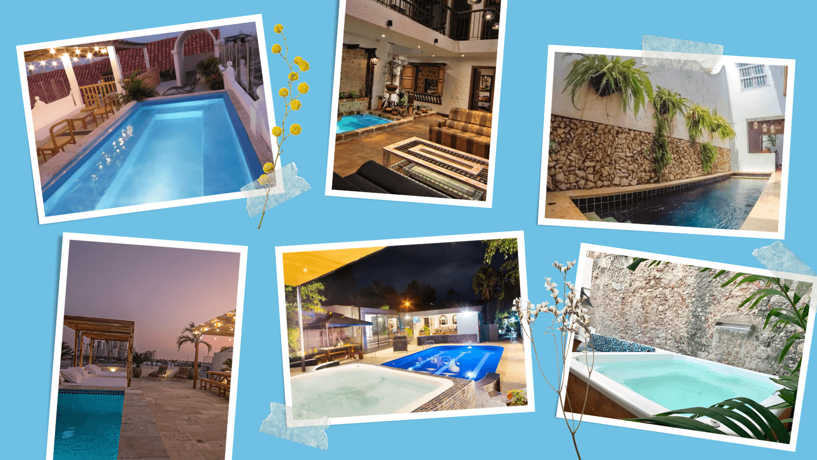 Catalog of Party Houses in Cartagena